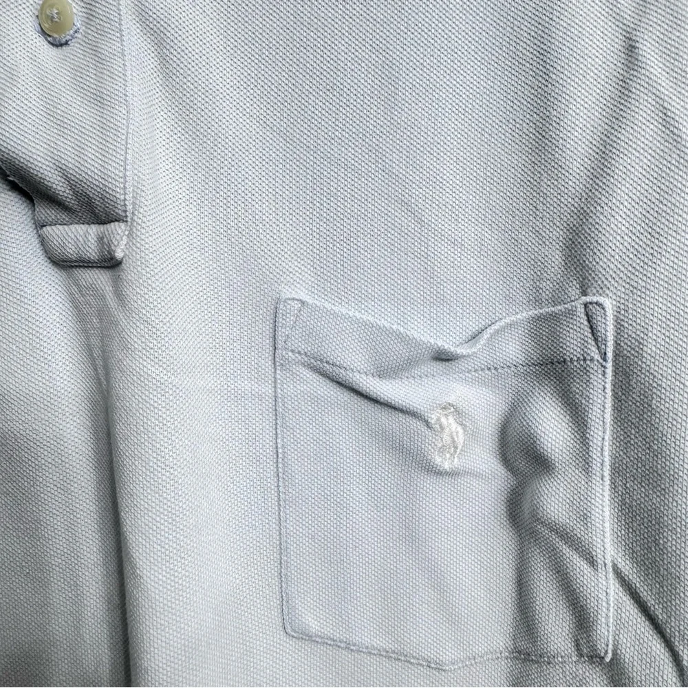 Polo by Ralph Lauren Men's Light Blue Polo - Size XL